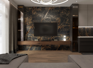 Primavera Golden Black GG203 Golden Black Grit Granula 60x120 см