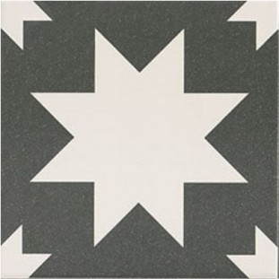Mainzu Fired Star Black Mate 20x20 матовый