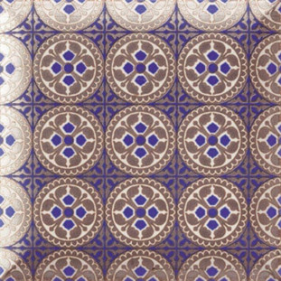 Mainzu Hd Effects Decor Metal Blu 15x15