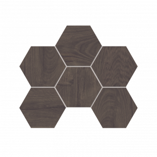 Ametis Selection SI04 Hexagon 25x28,5x10 матовая коричневая