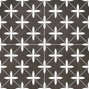 Dual Gres Chic Collection Chic Poole Black 45x45