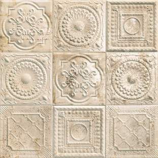 Mainzu Tin-Tile Rusty Cream 20x20