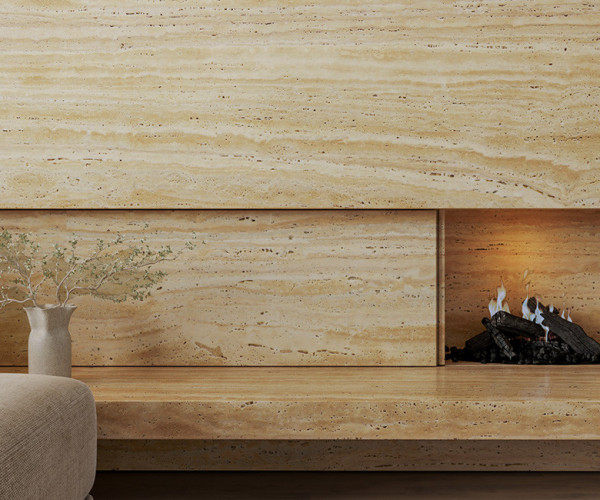 Venezia Stone НЕЗАПОЛНЕННЫЙ Травертин Travertine White Незаполненный 20Mm